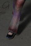 SWAYING/KNIT Flared Pants SW212XZ47 Purple Gradient PS26